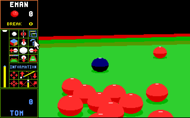 jimmy-white-whirlwind-snooker screenshot for dos
