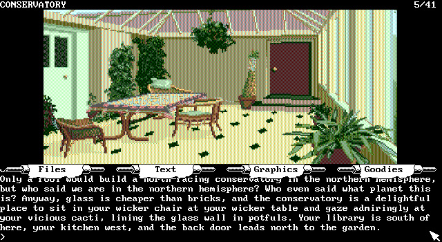 jinxter screenshot for dos