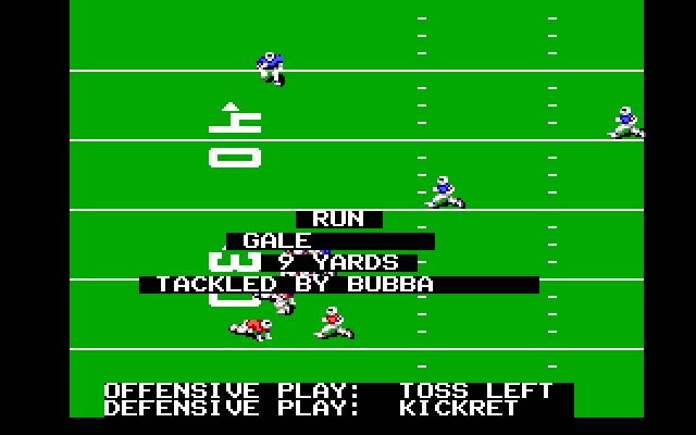 john-madden-football screenshot for dos