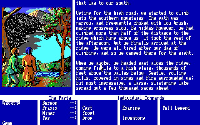 journey-the-quest-begins screenshot for dos