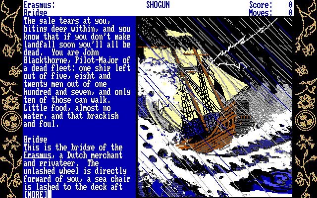 james-clavell-s-shogun screenshot for dos