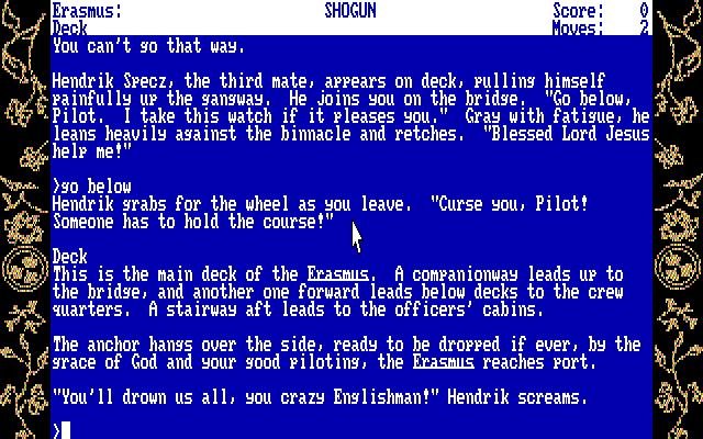 james-clavell-s-shogun screenshot for dos