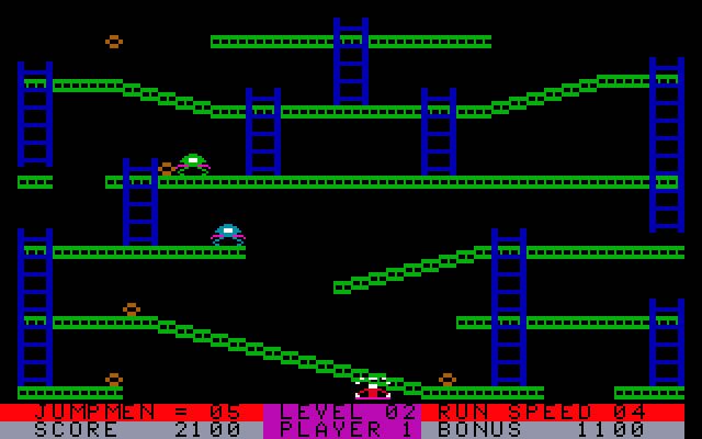 jumpman-lives screenshot for dos