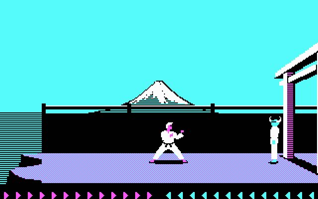 karateka screenshot for dos