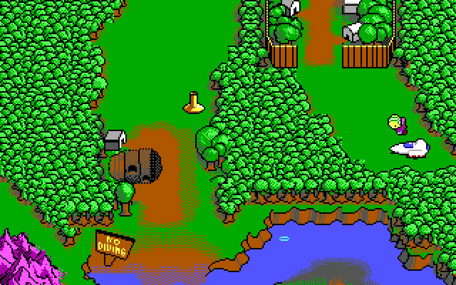 commander-keen-4-secret-of-the-oracle screenshot for dos