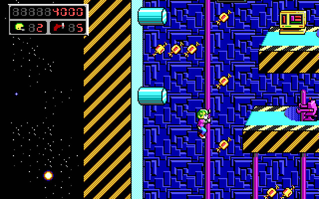 commander-keen-5-the-armageddon-machine screenshot for dos