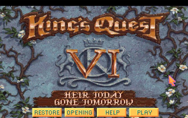 king-s-quest-6-heir-today-gone-tomorrow screenshot for dos