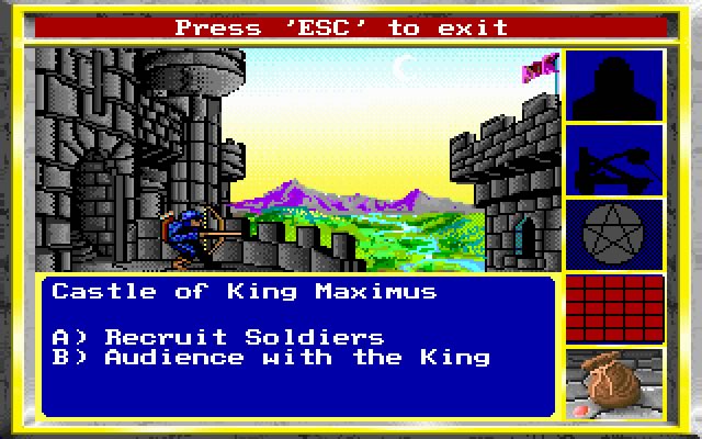 king-s-bounty screenshot for dos