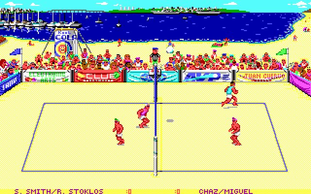 kings-of-the-beach screenshot for dos