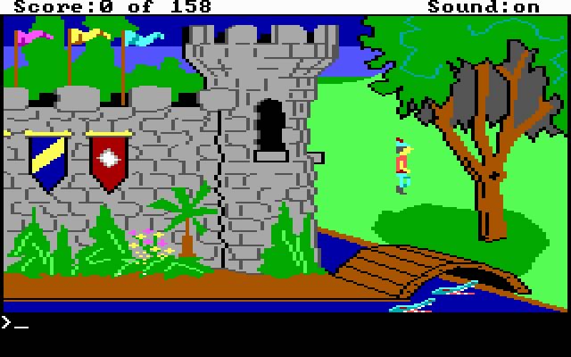 king-s-quest-1-quest-for-the-crown screenshot for dos