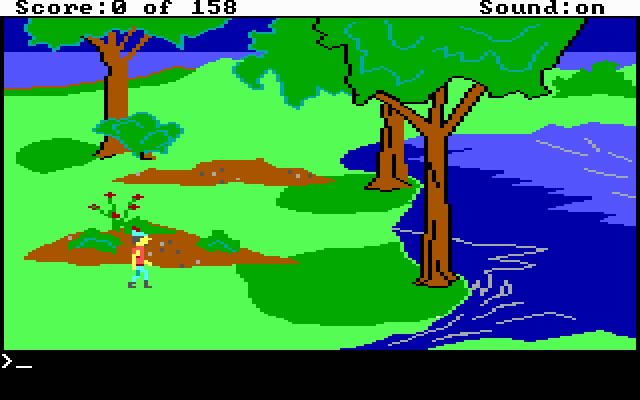 king-s-quest-1-quest-for-the-crown screenshot for dos