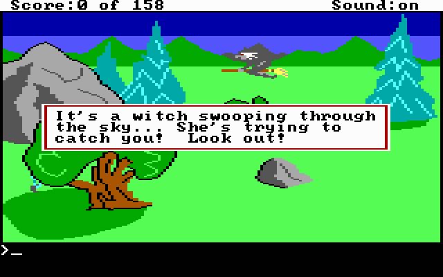 king-s-quest-1-quest-for-the-crown screenshot for dos