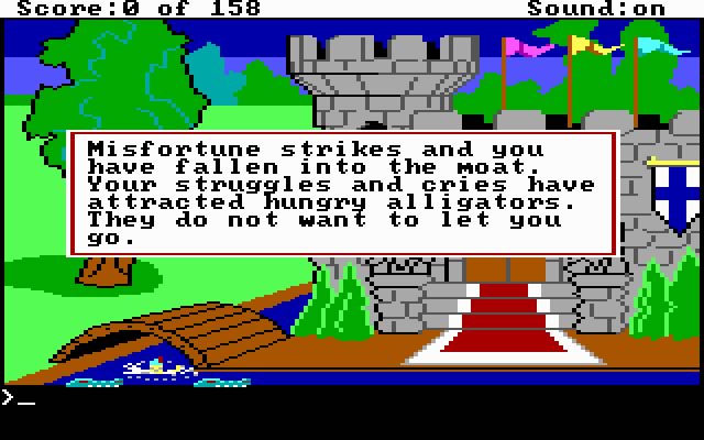 king-s-quest-1-quest-for-the-crown screenshot for dos