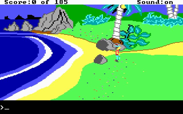 king-s-quest-2-romancing-the-throne screenshot for dos