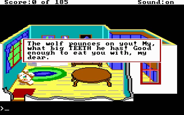 king-s-quest-2-romancing-the-throne screenshot for dos