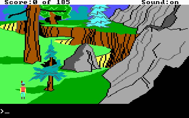 king-s-quest-2-romancing-the-throne screenshot for dos