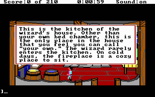 king-s-quest-3-to-heir-is-human screenshot for dos
