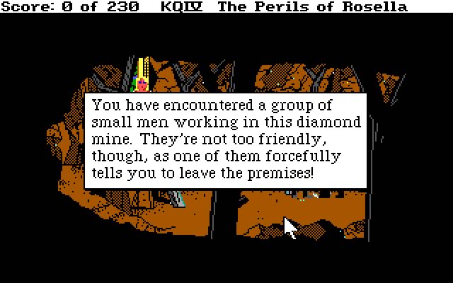 king-s-quest-4-the-perils-of-rosella screenshot for dos