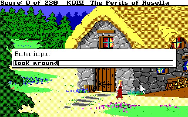 king-s-quest-4-the-perils-of-rosella screenshot for dos