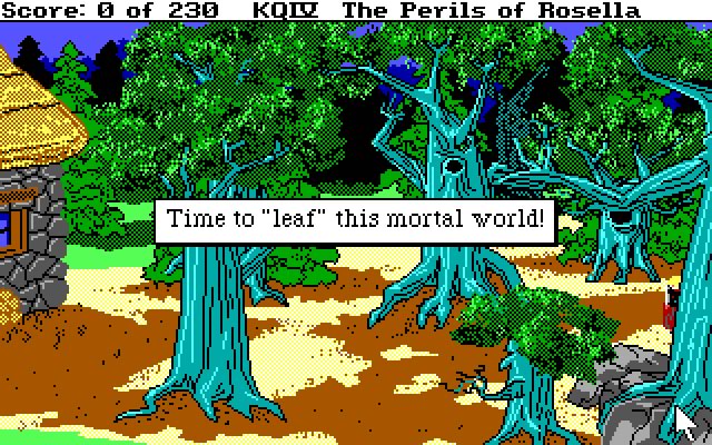 king-s-quest-4-the-perils-of-rosella screenshot for dos