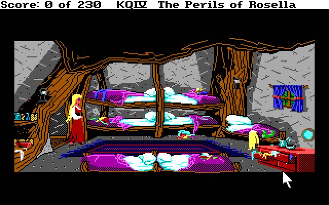 king-s-quest-4-the-perils-of-rosella screenshot for dos