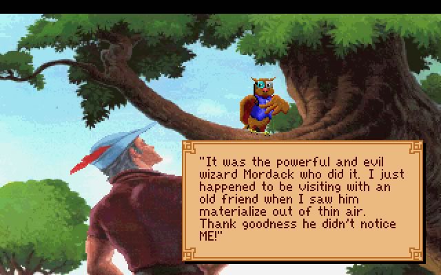 king-s-quest-5-absence-makes-the-heart-go-yonder screenshot for dos