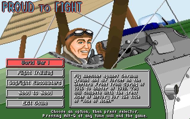 knights-of-the-sky screenshot for dos