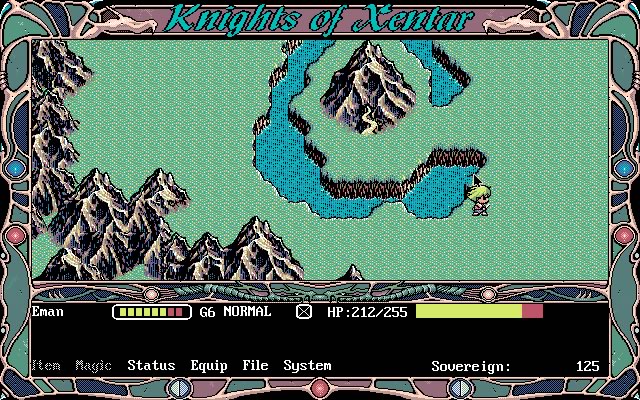knights-of-xentar screenshot for dos