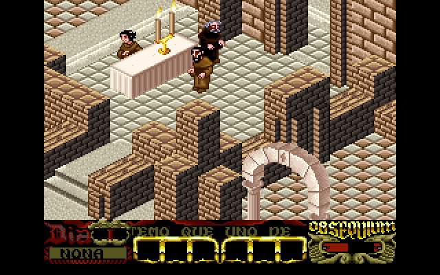 la-abadia-del-crimen screenshot for dos