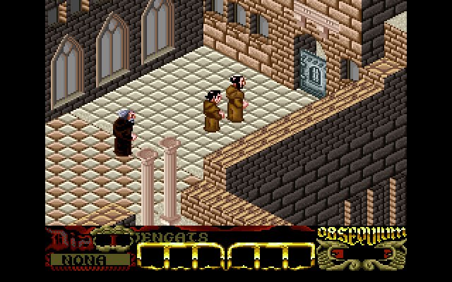 la-abadia-del-crimen screenshot for dos