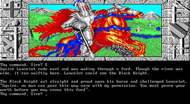 lancelot screenshot for dos