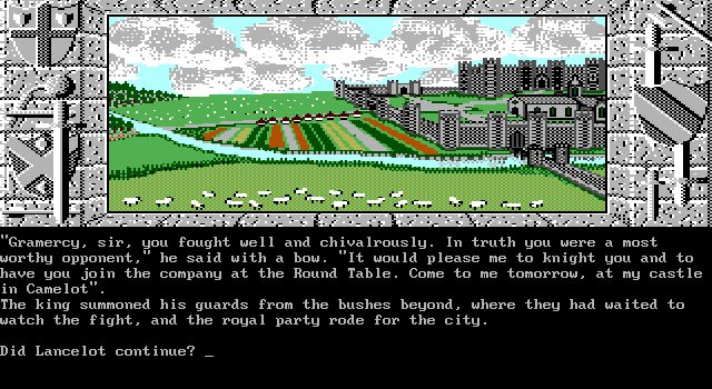 lancelot screenshot for dos