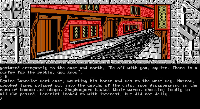 lancelot screenshot for dos