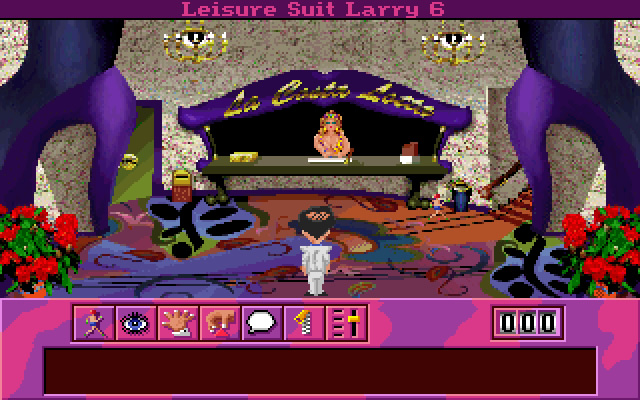 leisure-suit-larry-6-shape-up-or-slip-out screenshot for dos