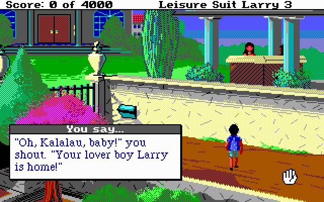 Leisure Suit Larry 3: Passionate Patti in Pursuit of the Pulsating Pectorals screenshot