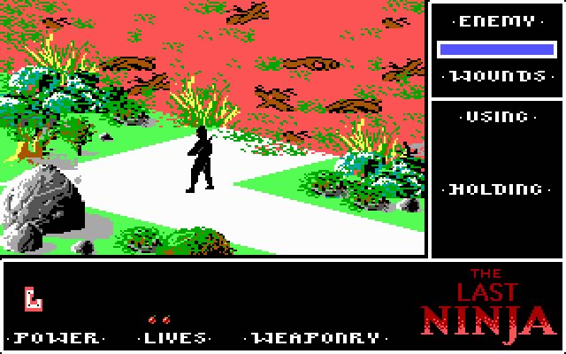 last-ninja screenshot for dos