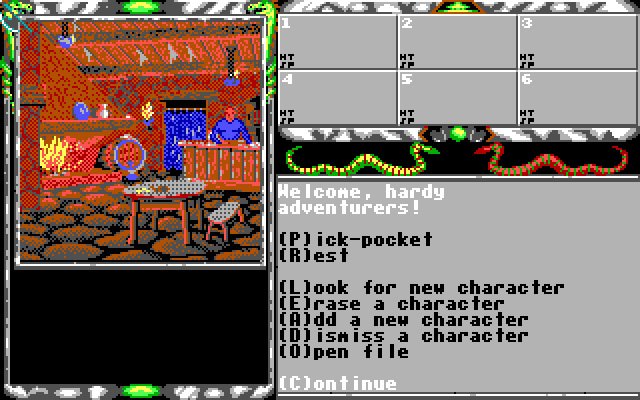 legend-of-faerghail screenshot for dos