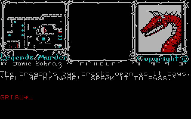 legends-of-murder-volume-1-stonedale-castle screenshot for dos