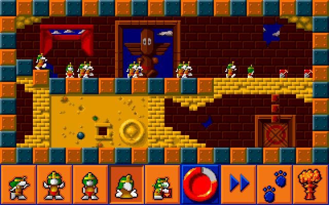 Classic puzzle game Lemmings has been released for free 