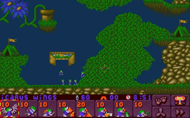 lemmings-2-the-tribes screenshot for dos