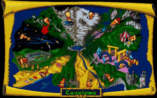 lemmings-2-the-tribes screenshot for dos