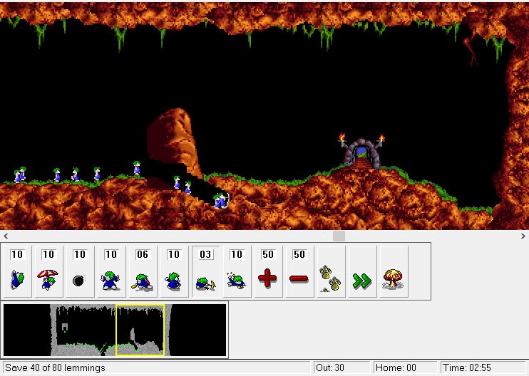 lemmings-95 screenshot for winxp