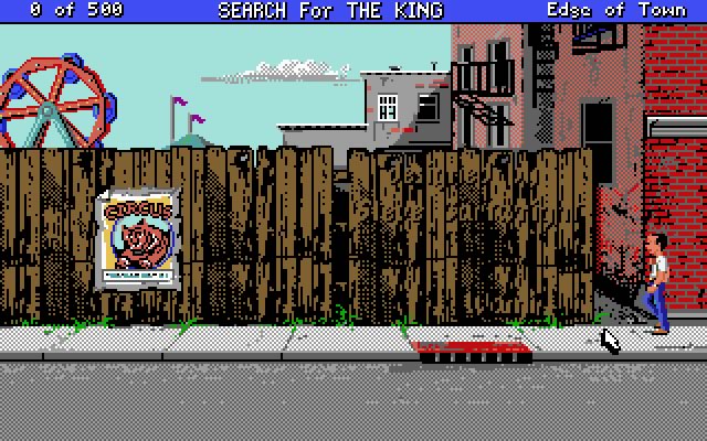 les-manley-in-search-for-the-king screenshot for dos