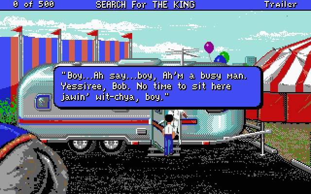 les-manley-in-search-for-the-king screenshot for dos