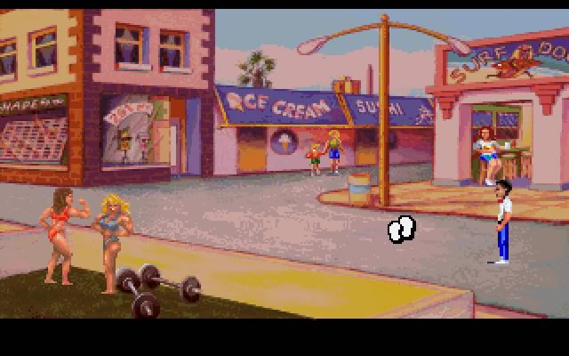 les-manley-in-lost-in-l-a screenshot for dos