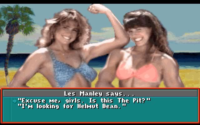 les-manley-in-lost-in-l-a screenshot for dos