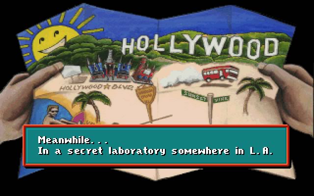 les-manley-in-lost-in-l-a screenshot for dos