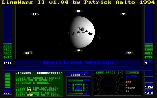 line-wars-2 screenshot for dos