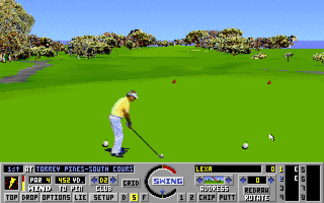 links-the-challenge-of-golf screenshot for dos