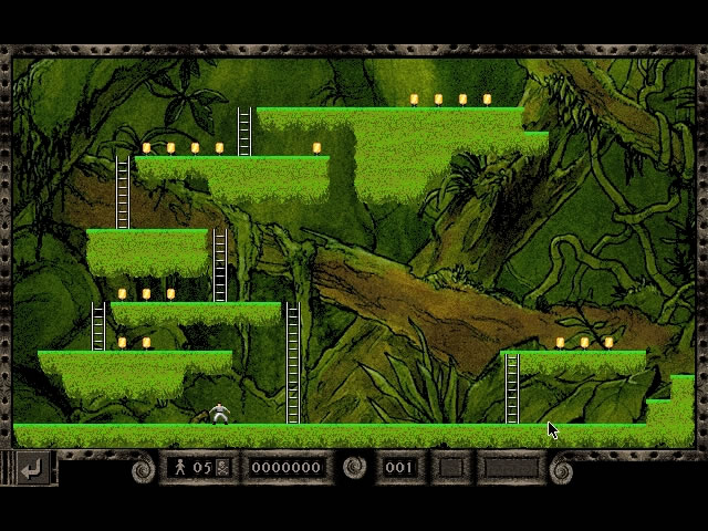 lode-runner-the-legend-returns screenshot for dos